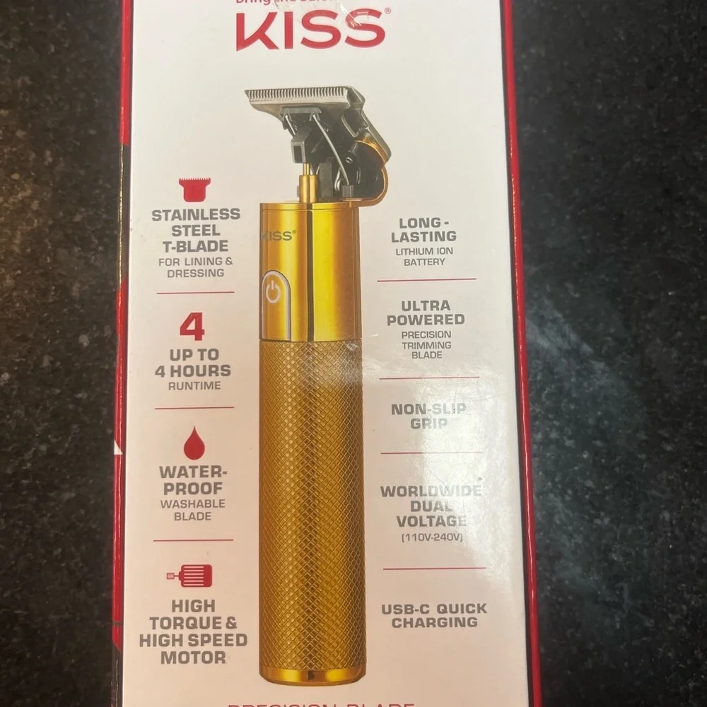 Kiss Gold Precision Cordless Trimmer set